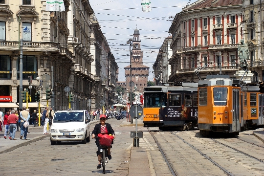 Milano gatvės