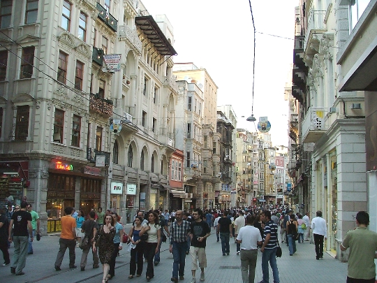 The streets of istanbul