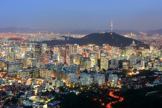 Seoul is de hoofdstad van Zuid-Korea