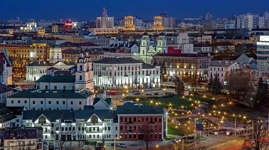 مينسك هي عاصمة روسيا البيضاء
