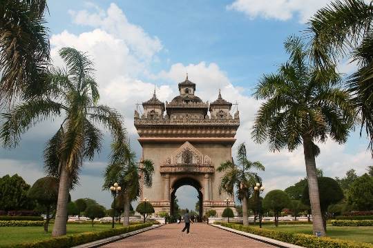 Vientiane - hovedstaden i Laos