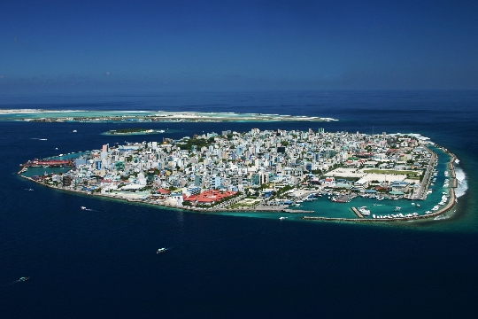Male - the capital of the Maldives