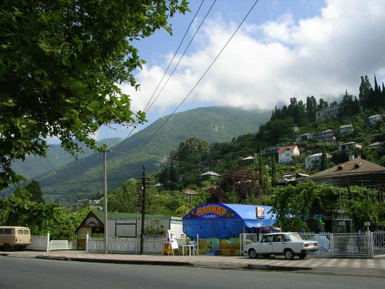 Străzile din Gagra