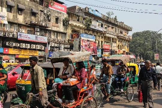 Calles de delhi