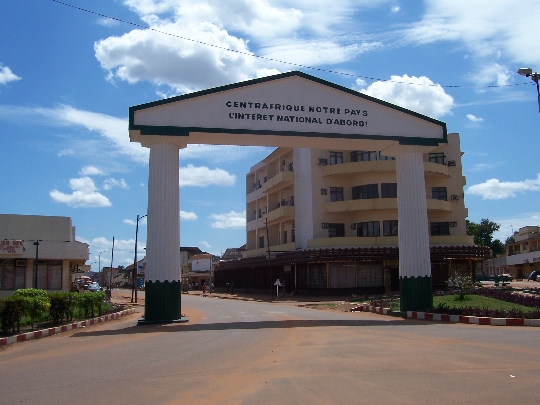 Bangui é a capital da República Centro-Africana
