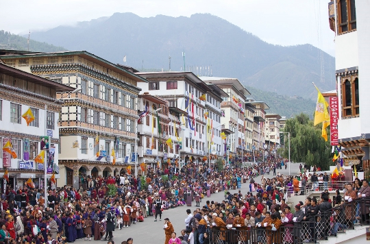 Thimphu - die Hauptstadt von Bhutan