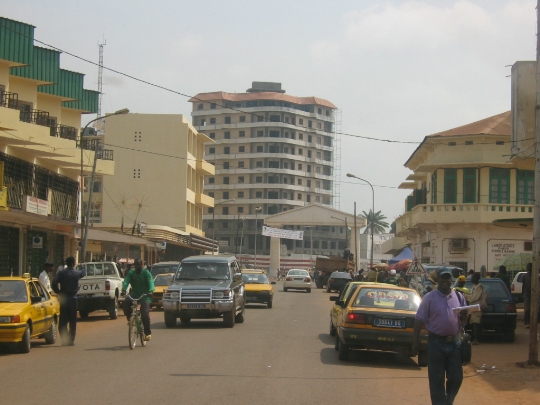Bangui - the capital of the Central African Republic