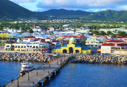 Buster - the capital of Saint Kitts and Nevis