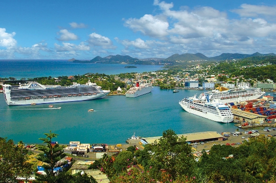 Gebäck - die Hauptstadt von St. Lucia