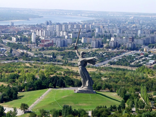 Aussichtsplattformen von Wolgograd