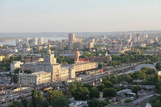 Observation decks of Volgograd