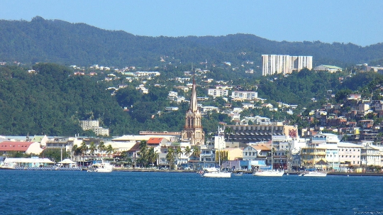 Fort de France - la capitale de la Martinique