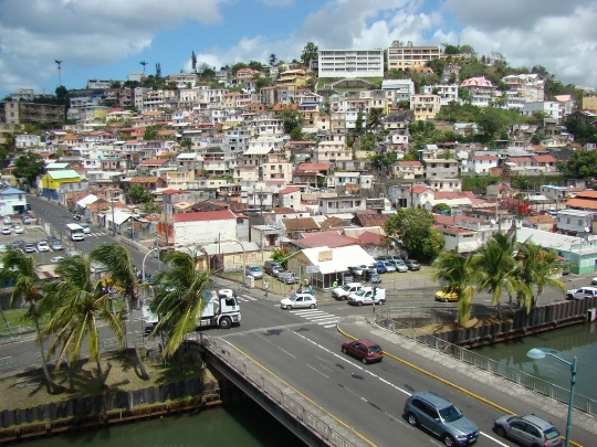 Fort-de-France - the capital of Martinique