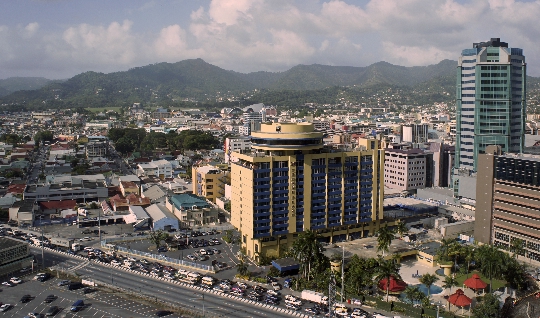 Port of Spain - the capital of Trinidad and Tobago