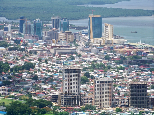 Port of Spain - the capital of Trinidad and Tobago