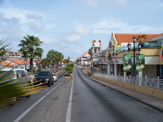 Oranjestad - the capital of Aruba