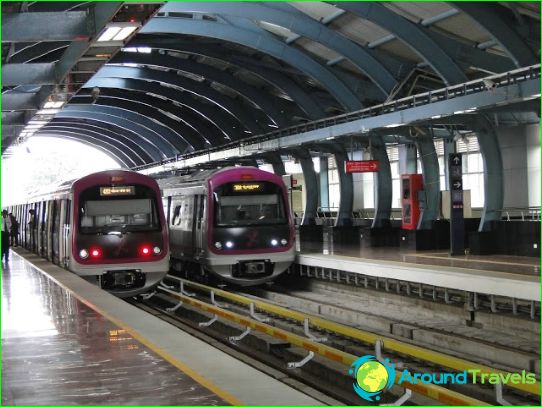 مترو بنغالور: مخطط ، صورة ، وصف