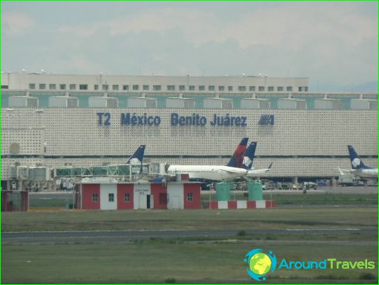 Airport in Mexico City