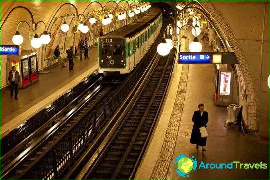 Paris metro: map, photo, description