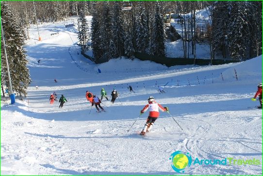 Skigebiete in Russland