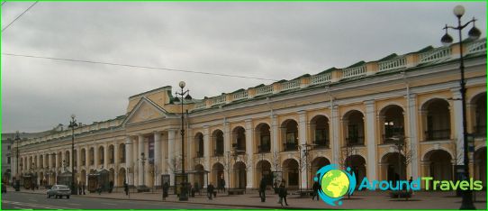Shops and shopping centers of St. Petersburg