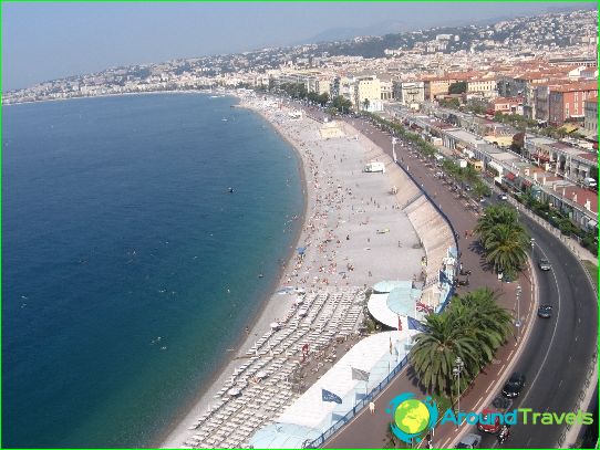 Plaże w Nicei