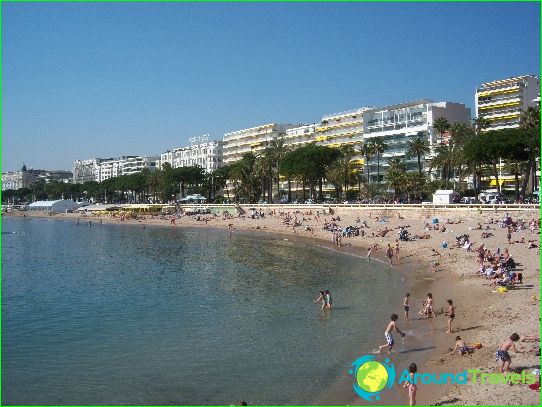 Beaches in Cannes