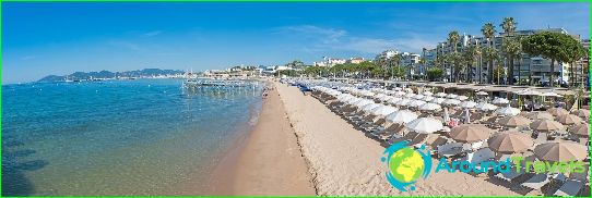 Beaches in Cannes