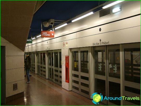 Metro Lille: schemat, zdjęcie, opis