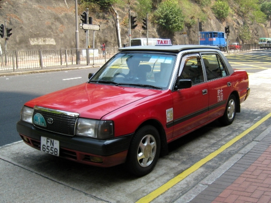 Taxis in Hong Kong