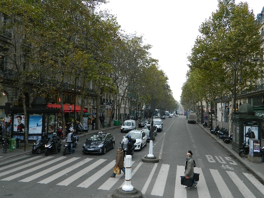 Boulevard der Kapuziner in Paris