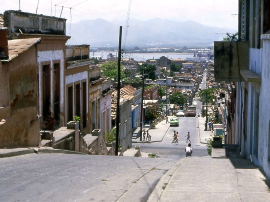 Santiago de Cuba sokaklarında