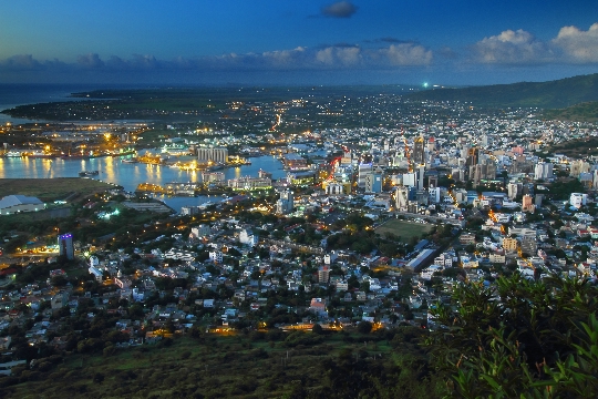 Port Louis - a capital das Maurícias