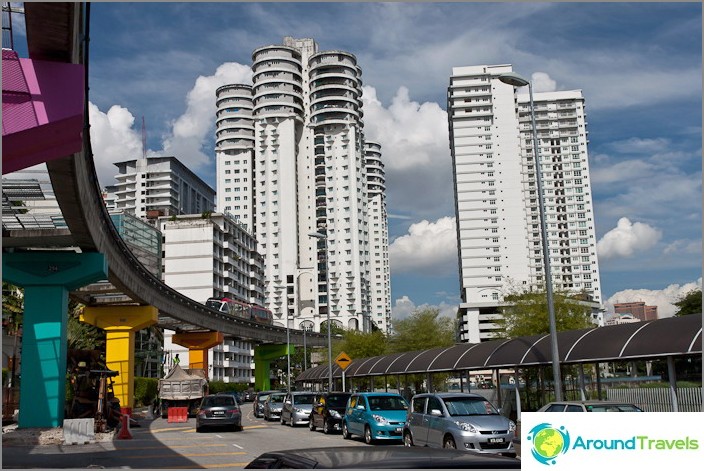 Die moderne Stadt Kuala Lumpur