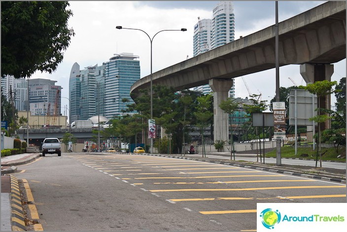 The modern city of Kuala Lumpur