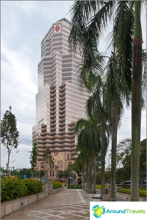 Skyscrapers and palm trees