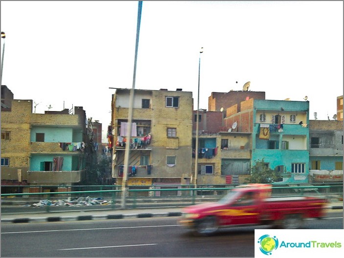 El Cairo. Egipto. Barrio residencial.