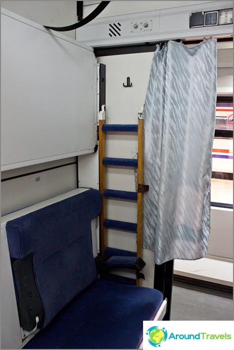 An added ladder to the upper shelves.