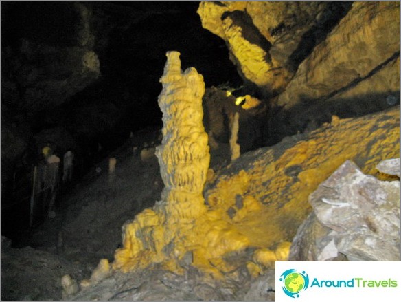 Abházia Új Athos. Új Athos barlang.