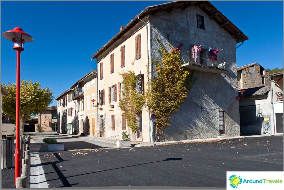 Typical well-groomed streets of small towns