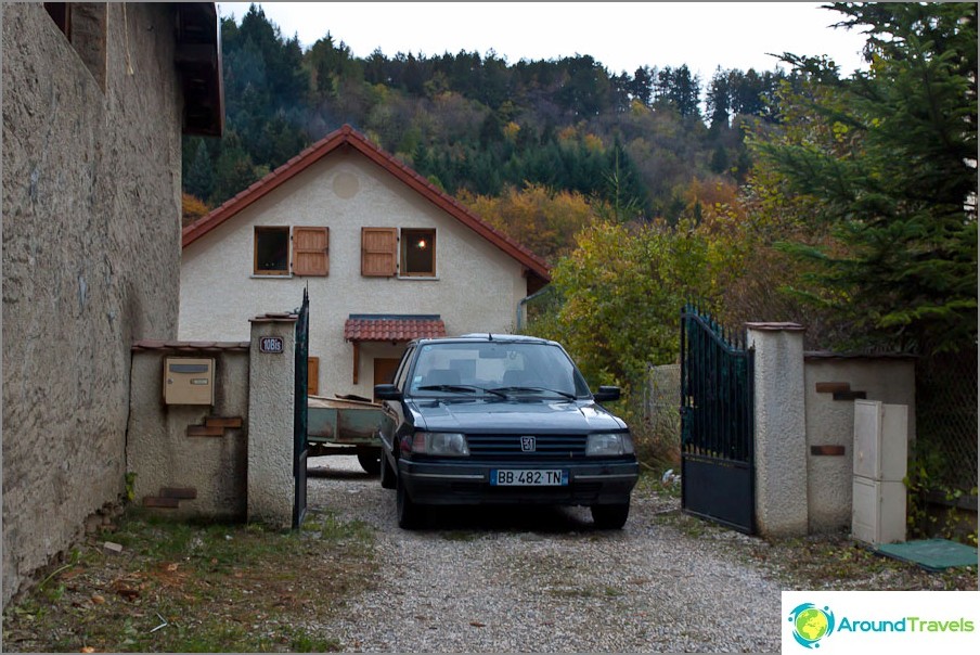 Typical courtyard of a typical local