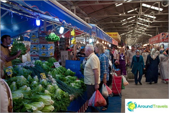 Базар в Карасу.