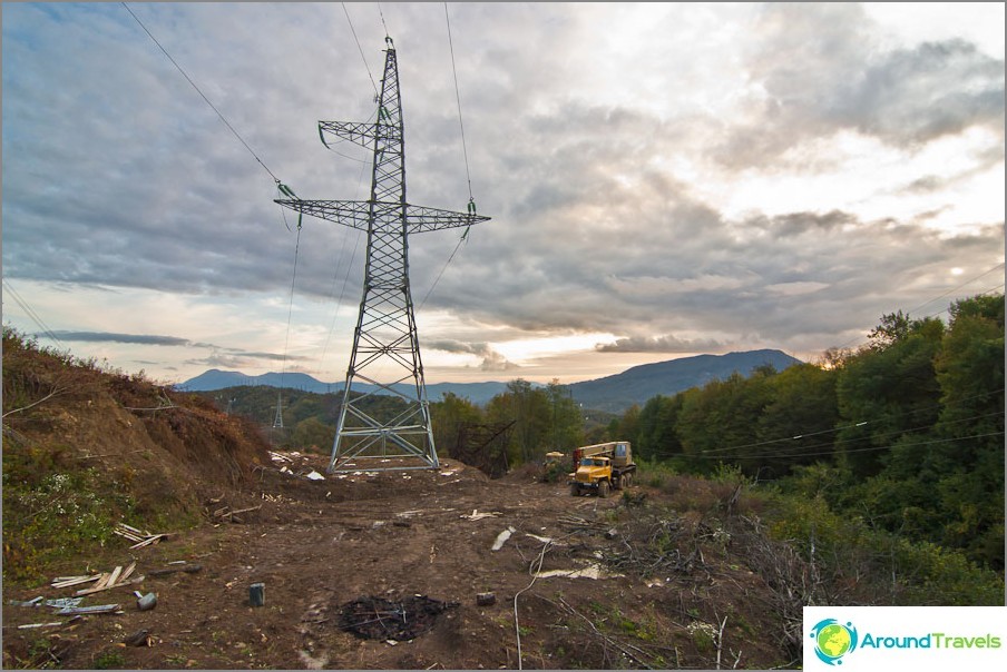 Construction of a new transmission line