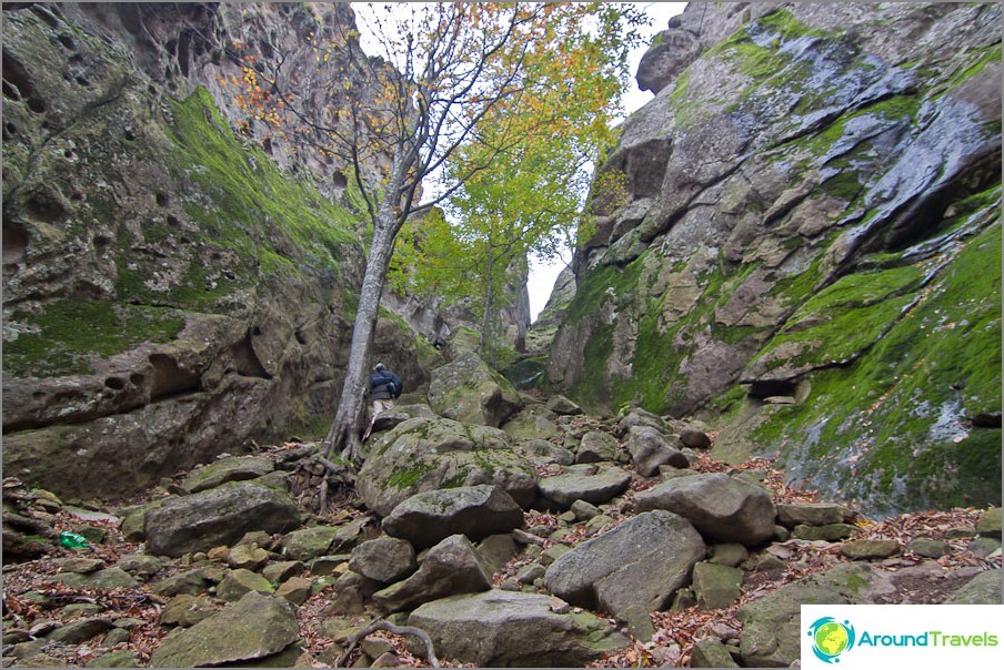 Escalando las rocas de Turquía