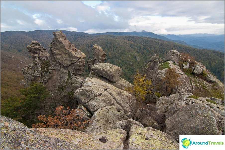 town of Indyuk - rocks