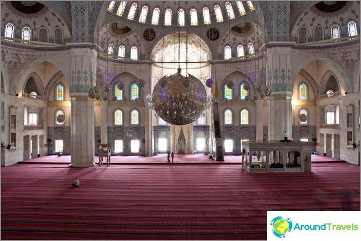 Meczet Kojatepe w Ankarze. Indyk.