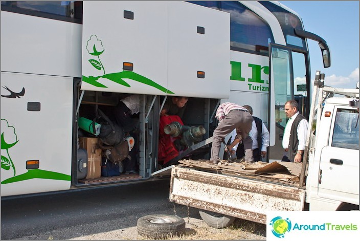 Transport av traktorer.