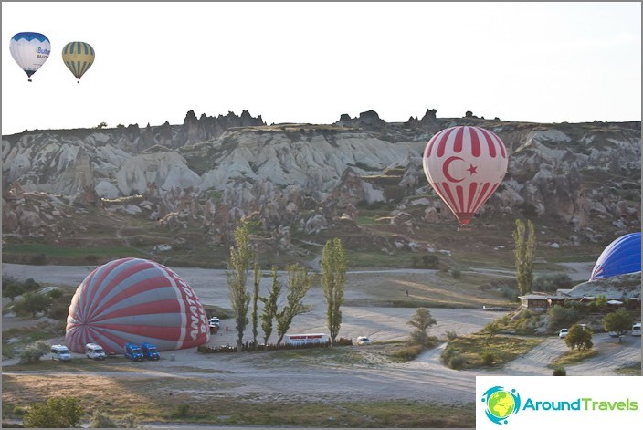 Taka off area. Місце старту куль.