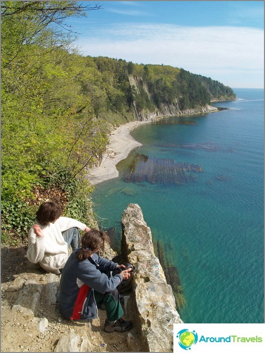 Rock Kiseleva. Nära Tuapse.