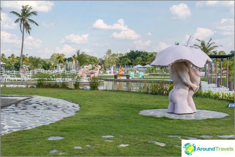 Love Art Park em Pattaya - um parque erótico para um amador